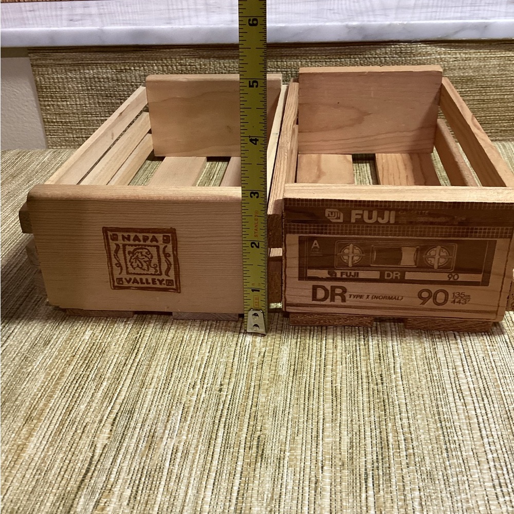 Vintage 2 Napa Valley Wooden Crates - Picture 7 of 7